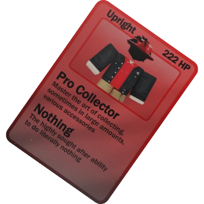 Upright's Trading Card