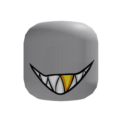 Golden Teeth Devius Crazy Smile Face