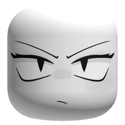 Irritated Face - White