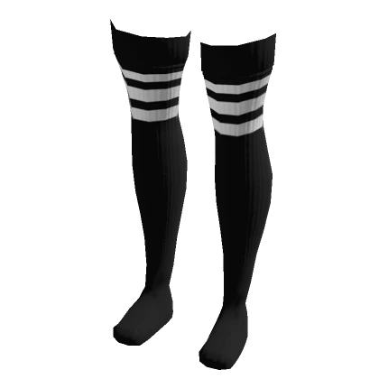 Black 3 Stripe Socks