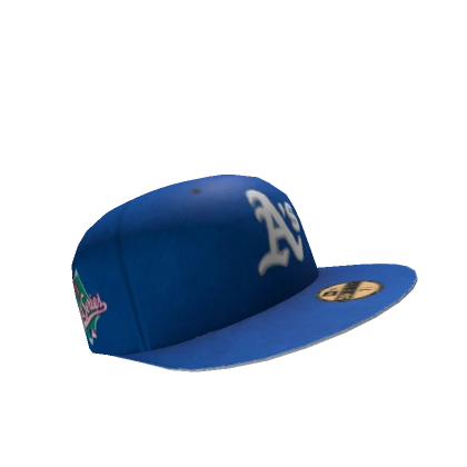 Blue Oakland Fitted Hat