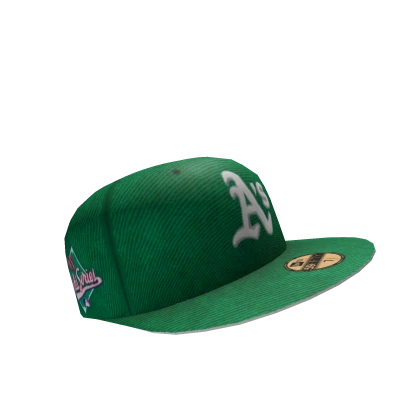 Green Oakland Fitted Hat