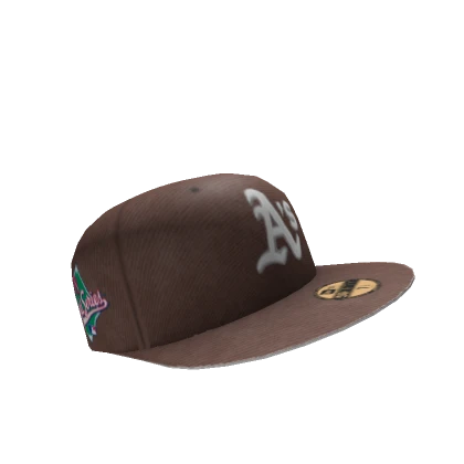 Brown Oakland Fitted Hat