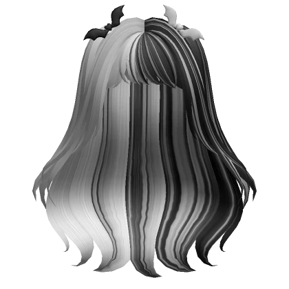 Black and White Cute Vampire Hair