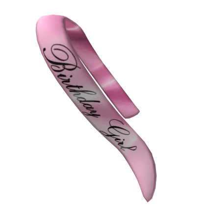 Birthday Girl Sash | Light pink