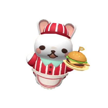 WAIST Kawaii Retro Bunny Waiter