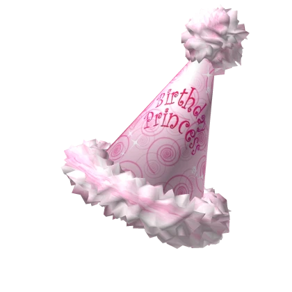 Birthday Princess Party Hat | Light pink