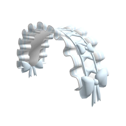 ୨୧ cutesy maid headband in blue ꒰ᐢ. .ᐢ꒱