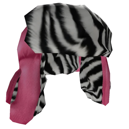 Y2K Slavic Ushanka | Pink Zebra