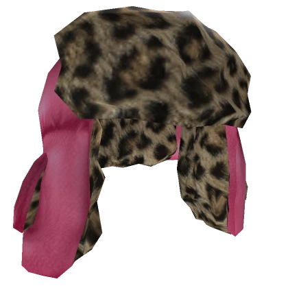 Y2K Slavic Ushanka | Pink Leopard