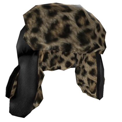 Y2K Slavic Ushanka | Black Leopard