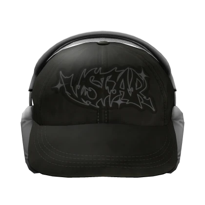[Head Fit] Green Grunge Backward Cap and Headphone