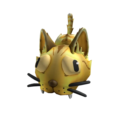 Golden Hungry Cat Hat