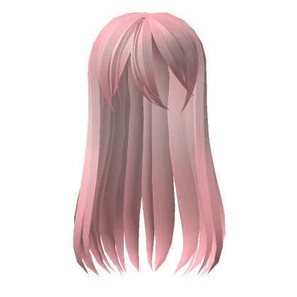 🍀Manga Messy Long Hair - Pink