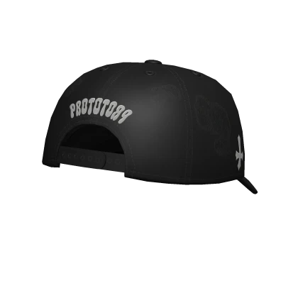 Black Cross Backwards Cap