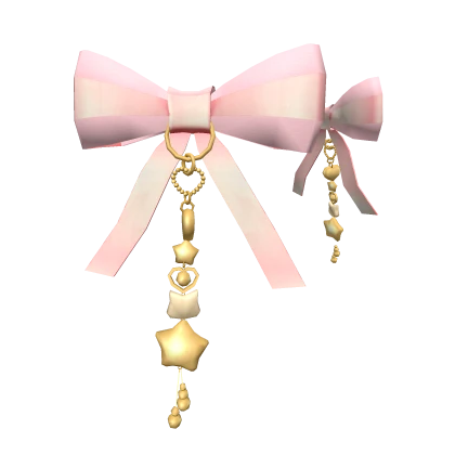 Elegant Lady Pink Bow Hairclips