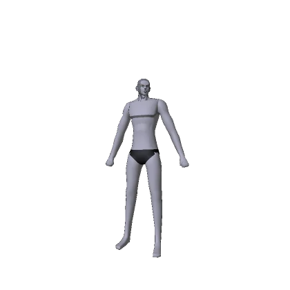 Bizarre Anime Man 2D & 3D Clothing - Toon Fx