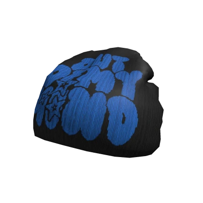 Black Blue Out Of My Mind Beanie
