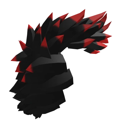 Black & Red Maned Hair
