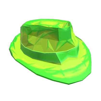 Green Neon Burst Fedora