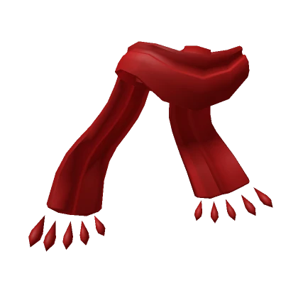 Long Red Scarf