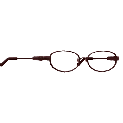 Red Oval Frame Glasses