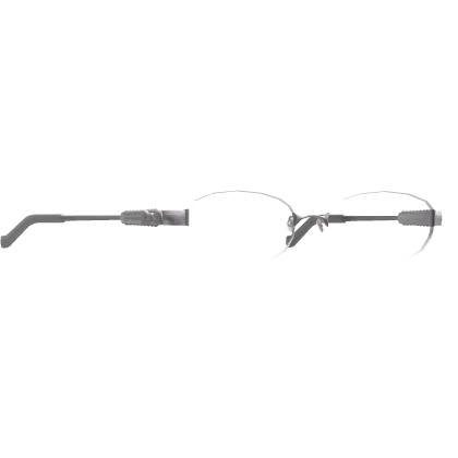 Low Oval Frameless Glasses
