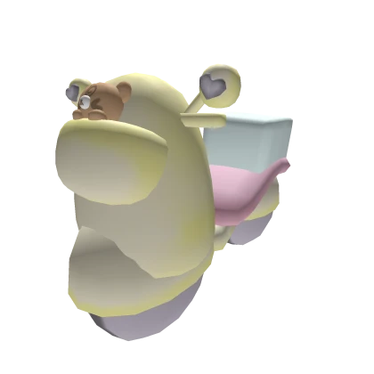 Pink and Yellow Motorcycle 