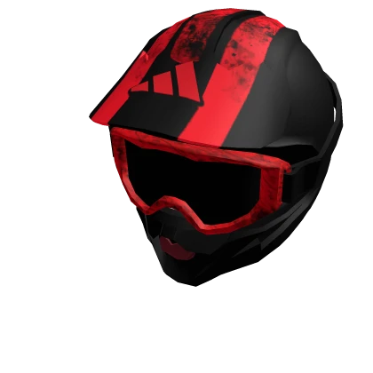 adidas Black and Red Biker Helmet