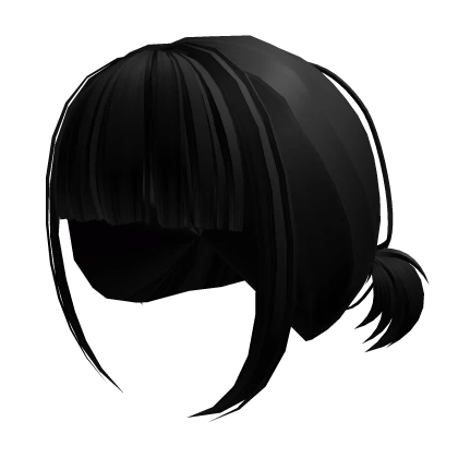 Cute Kawaii Doll Pigtails In Black