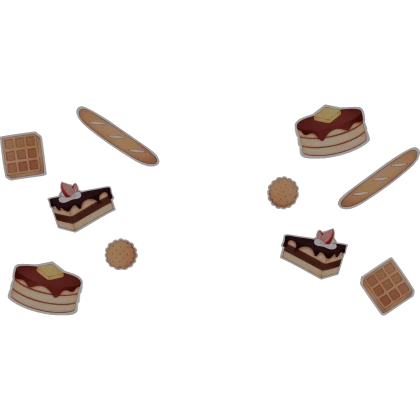 Kawaii Cafe Dessert Floating Stickers
