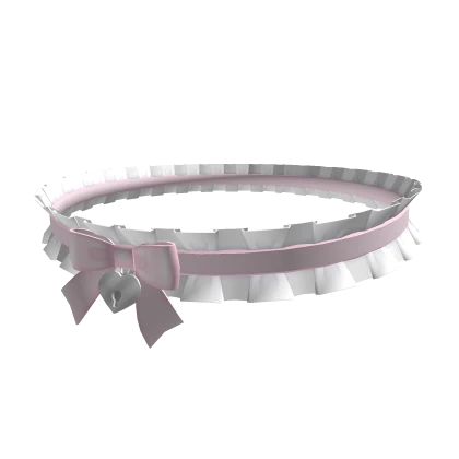 ୨୧: kawaii pink collar with lock 1.0