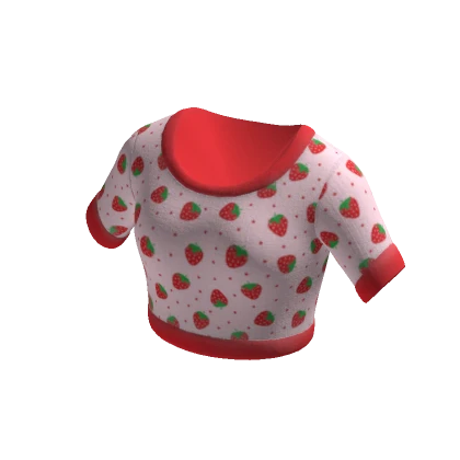 Strawberry Print Tee Spring