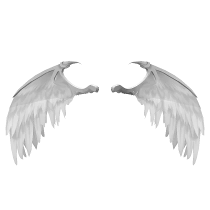 White angel devil mini wings 