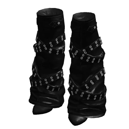Black Leg Warmers & Boot🫐
