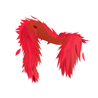 [3.0]Red Fancy Fur Boa [_rover_]