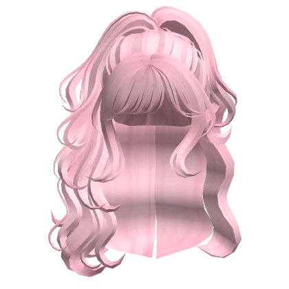 High Swirly Ponytail (Pink)