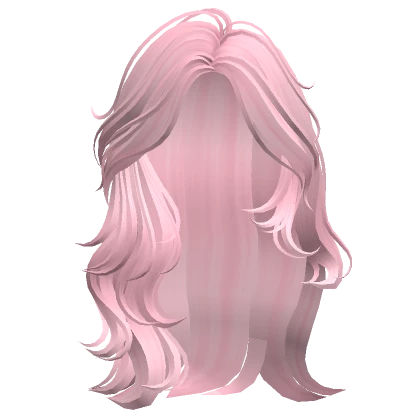 Natural Wavy Hair (Pink)