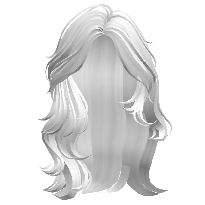 Natural Wavy Hair (White)