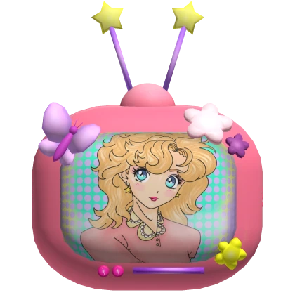 Kawaii Anime Girl TV Head