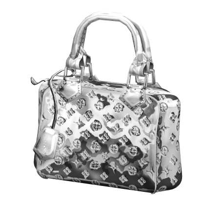 Silver Luxury 2000s Monogram Bag