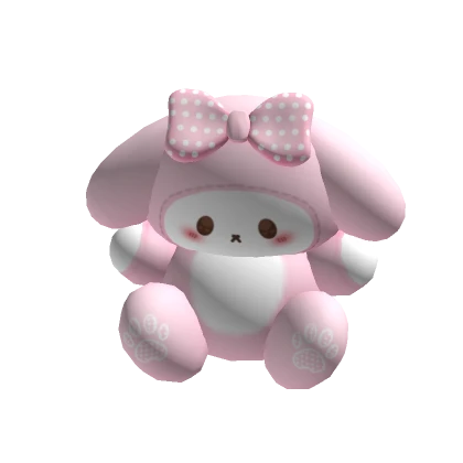 ♡ baby bunny plushie (holdable)