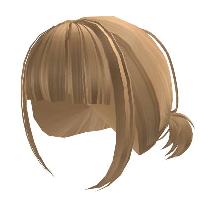 Cute Kawaii Doll Pigtails In Gold