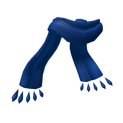 Long Blue Scarf