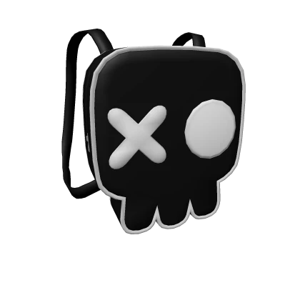 Y2K Skull Backpack - Black