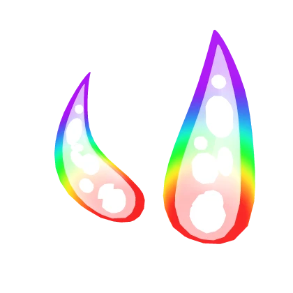 Rainbow Lava Lamp Horns