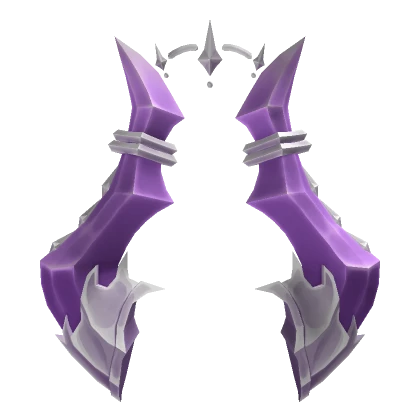 Large Purple Furry Genesis Horns