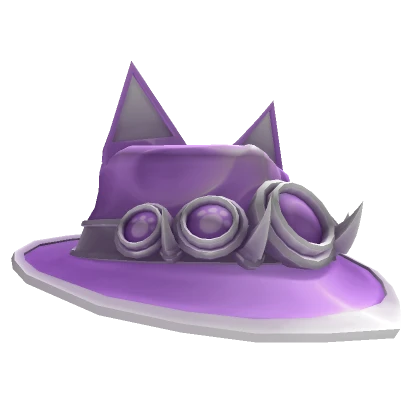 Purple Furry Genesis Fedora