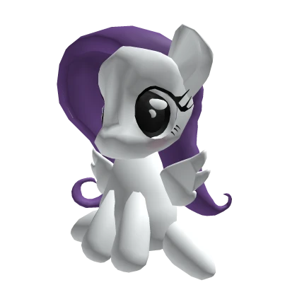 ♡ : rare pony plushie (waist)