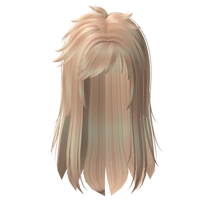 Messy Blonde Scene Idol Hair